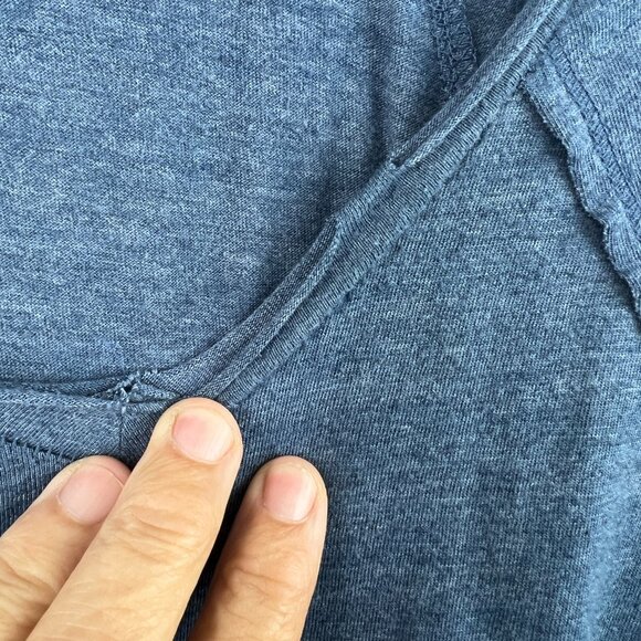 Free People Movement City Vibes Oversized Tee Top Blueberry Women’s Size XS - Picture 8 of 13